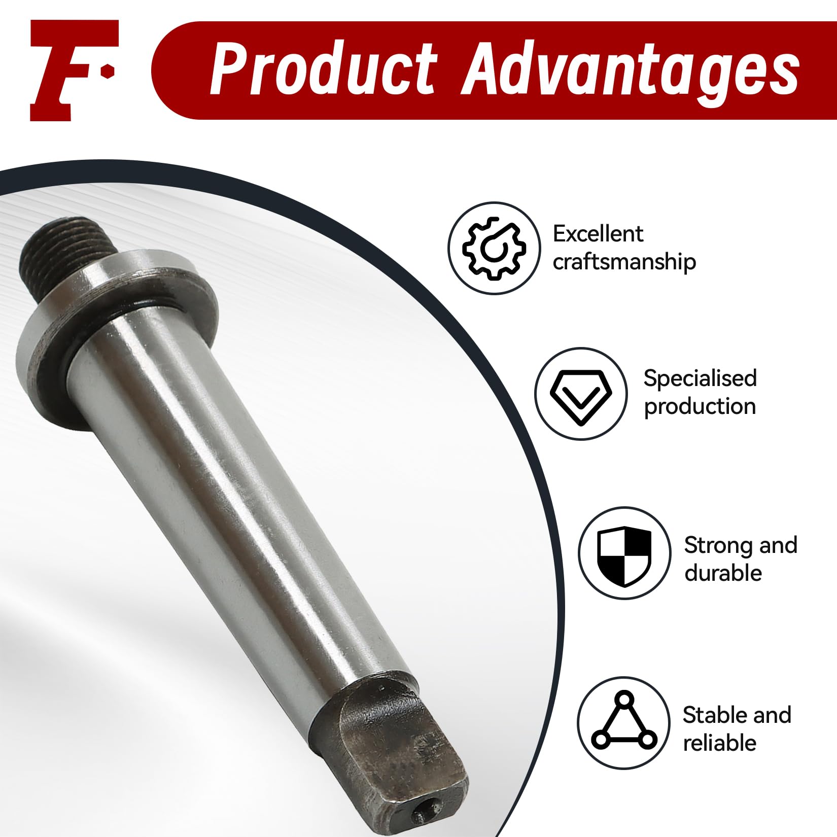 Morse Taper MT2 Adapter Drill Chuck Arbor – 2MT Shank To 1/2-20 Thread, Marddpair