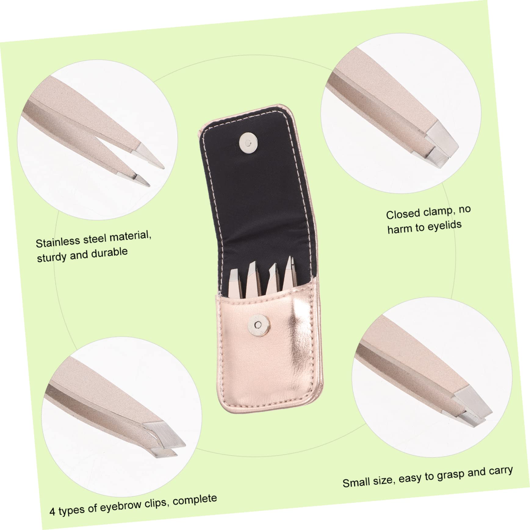 Beatifufu ミニアイブロウクリップ アイブロウシザーキット ビーズツール 破片ピンセット ステンレススチール アイブロウクリ マペペ コーミングアイブロウシザーズ: ビューティーケアクリエイトSDネットショップ