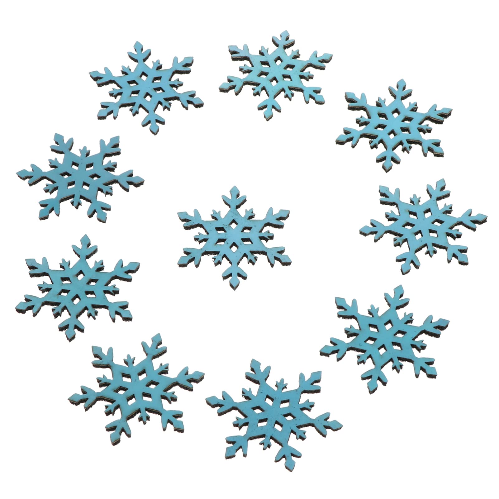 20 Toppe Ricamate Fiocchi Di Neve Da Cucire - Decorazioni Invernali Per Vestiti, Jeans E Accessori Fai Da Te - 4,2x3,7 Cm