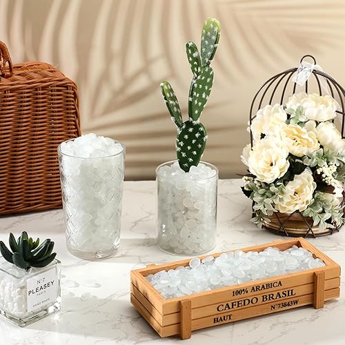 Miniatura 10 de 12000 piedras que brillan en la oscuridad que brillan en la oscuridad, piedras brillantes para jardín, al aire libre, pecera, guijarros luminosos