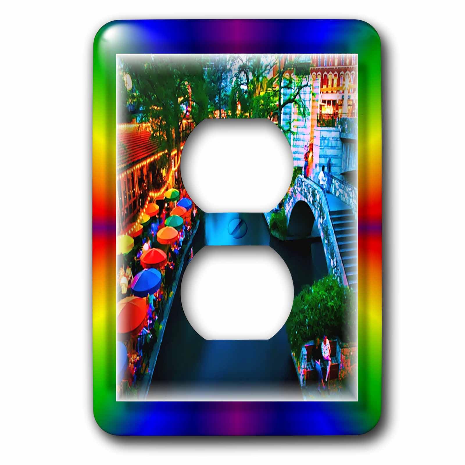 Riverwalk In San Antonio 2 prises de prise de courant pour cacher un mur abime