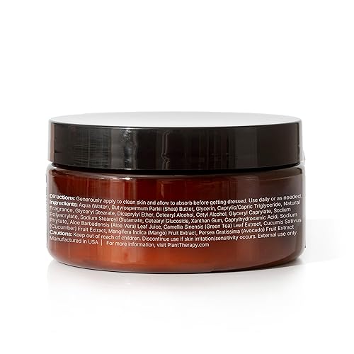 Miniatura 6 de Plant Therapy Crema corporal Ylang Ylang de coco 8 oz Hidratar y elevar, restaura la suavidad y la hidratación, vitaminas y antioxidantes para