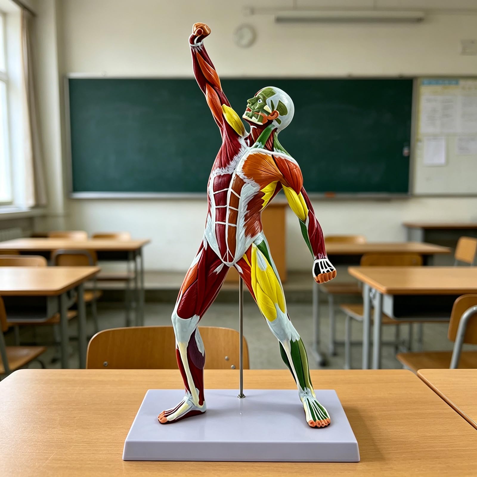 Modello di anatomia del muscolo scheletrico strumento didattico dettagliato dei medici con identificazione accurata del muscolo per uso dello studio Modello di insegnamento clinico