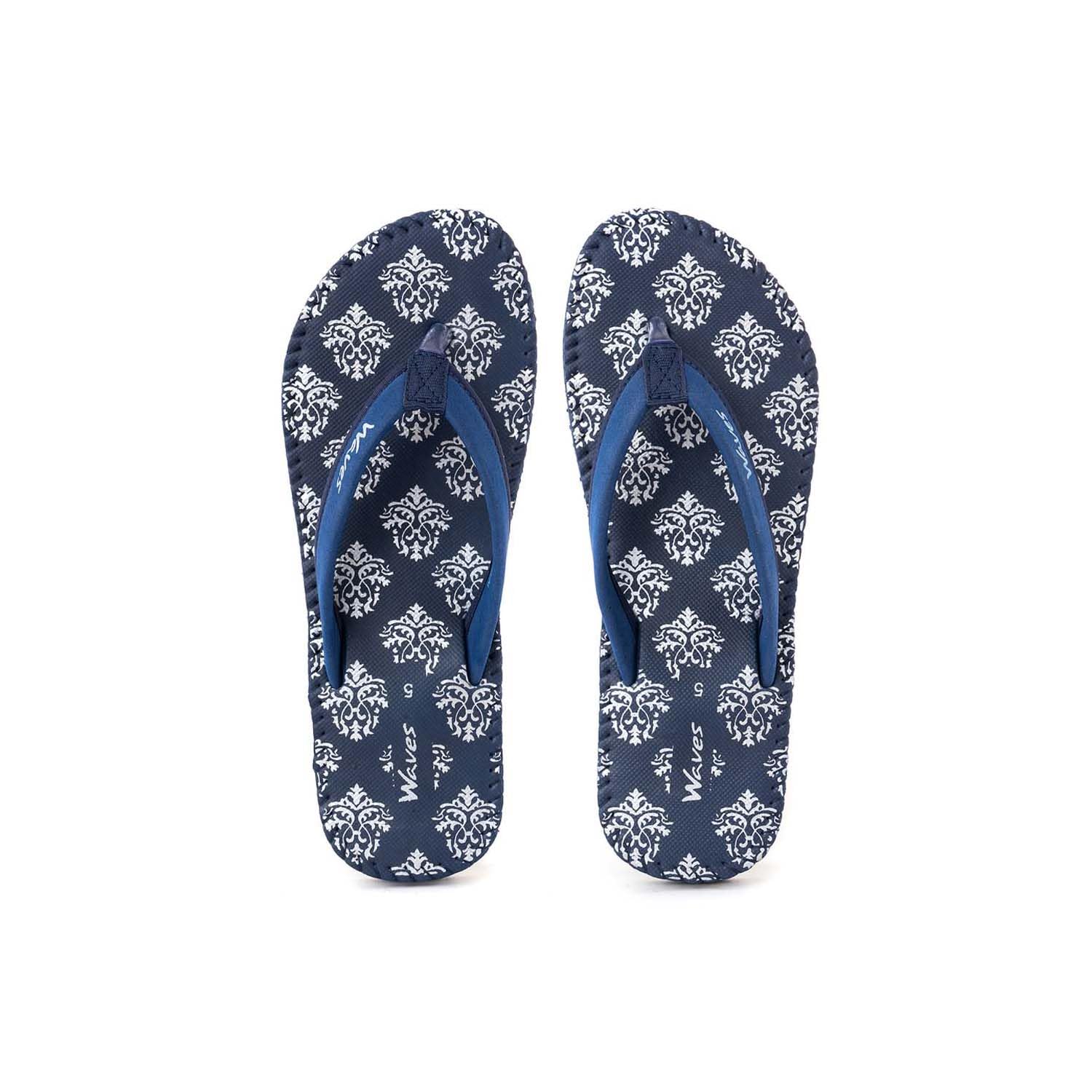 Khadims Waves Navy Indoor Slippers for Women (7281919) (B0D11J3QHQ) Amazon Price History, Amazon Price Tracker