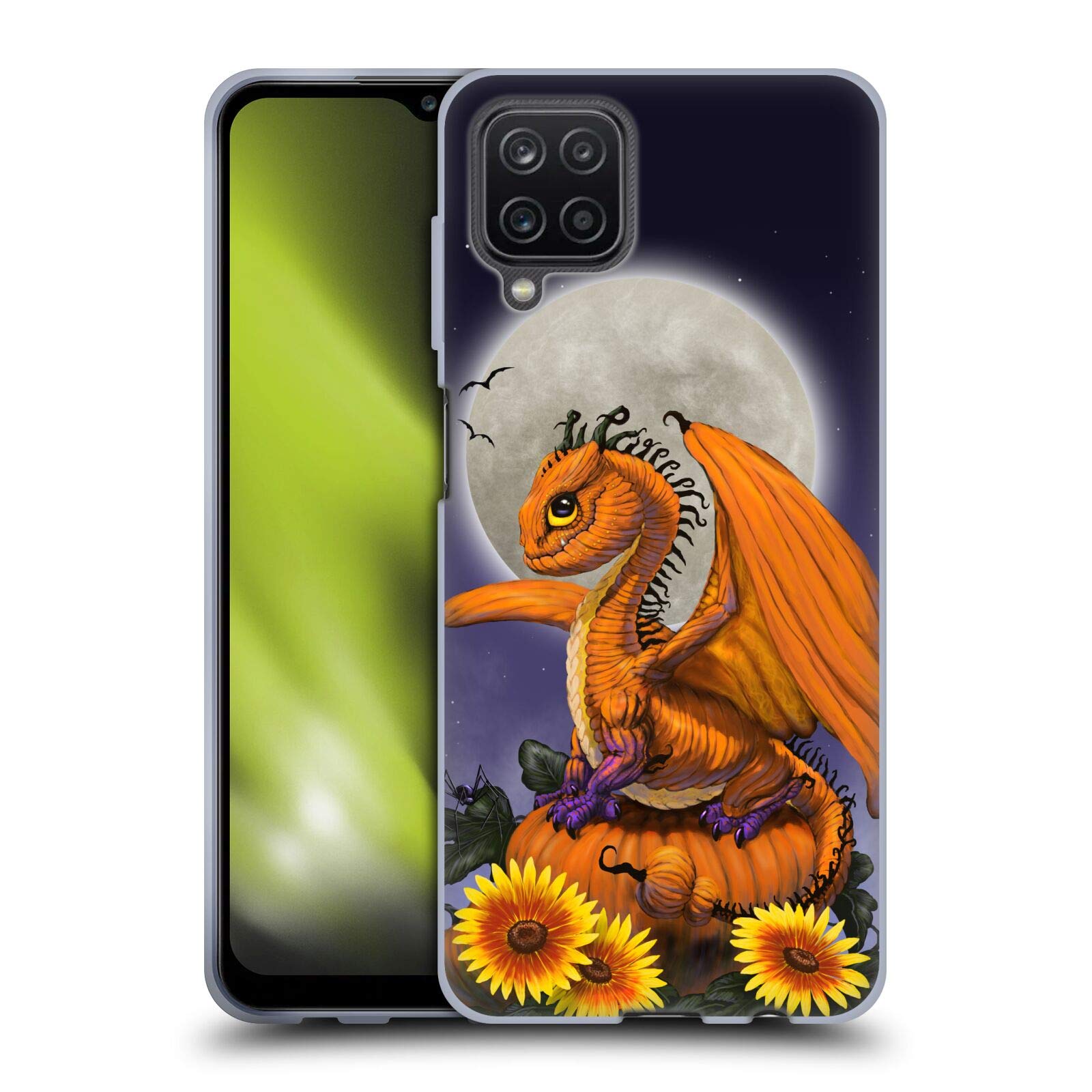 Funda de gel Samsung A12 Stanley Morrison Halloween Pumpkin Dragons 7