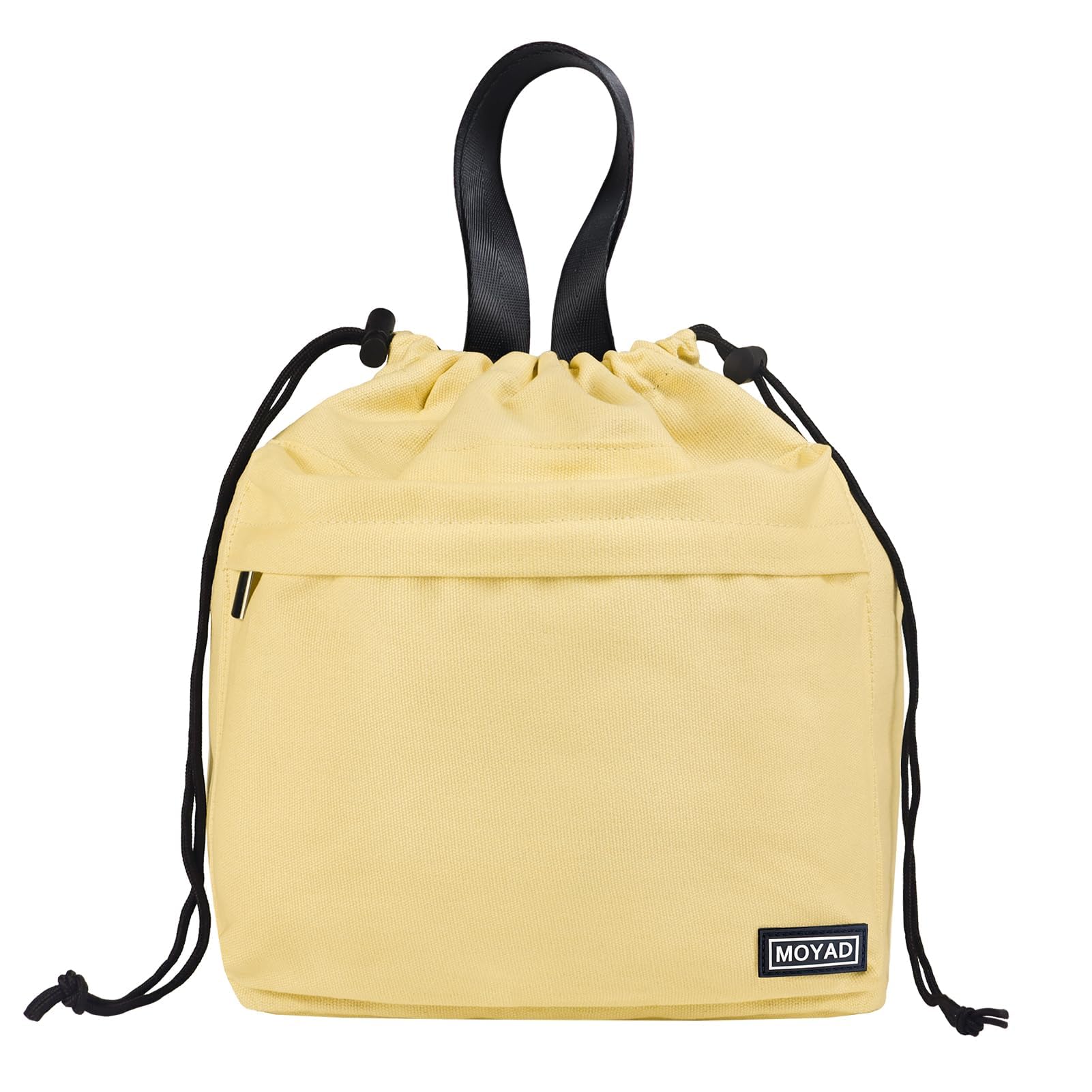 Moyad Lunch Bag Reusable Insulated Lunch Box Adults Thermal Cooler Tote for Women Men Girls Boys and Kids, Beige Yellow — image 1