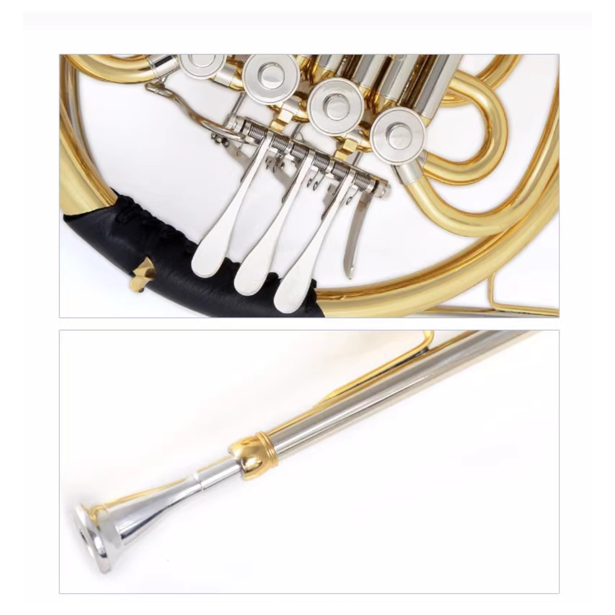 【調整済み】フルダブルホルン 4ロータリー 管楽器 フレンチホルン 吹奏楽 Amazon.co.jp: プロフェッショナル 4 キー ダブル フレンチ ホルン F