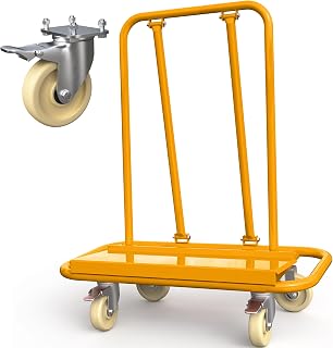 YITAMOTOR 3000lbs Heavy Duty Drywall Cart Dolly - 45.3"L x 22.4"W x 46"H Swivel Wheels for Sheetrock, Plywood, Wall Panels