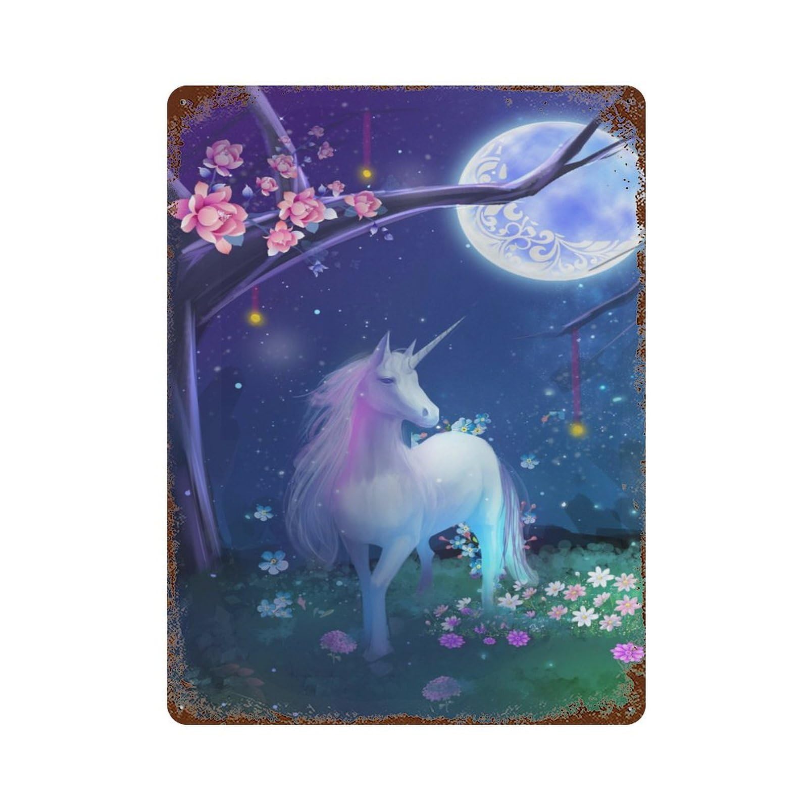 xiaoxiaoshen Unicorns (6) Wall Decor Art Metal Tin Poster Modern Home Decor Art Home Bar Shop Decorations Vintage Sign 40x30cm