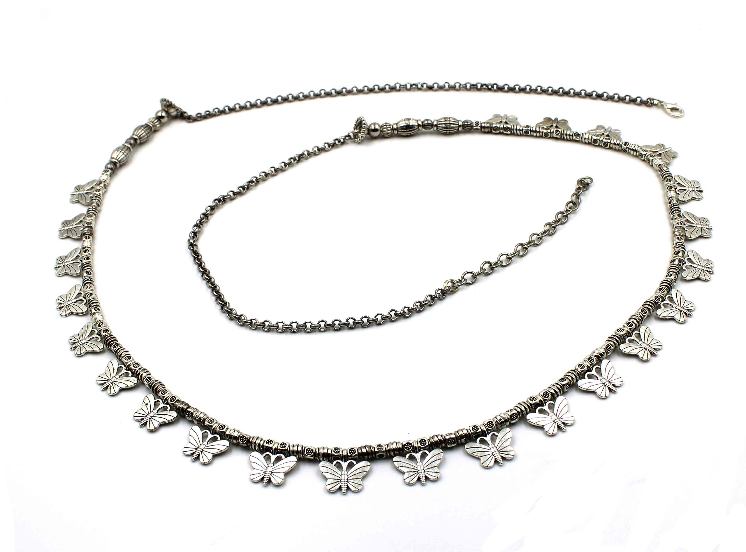 Gurjari Jewellers Oxidised Buterfly Kamarband/Belt for girls and women (B0CHFX6L1H) Amazon Price History, Amazon Price Tracker
