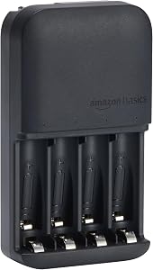 Amazon Basics Battery Charger for Rechargeable AA and AAA NiMh Batteries - NA Plug