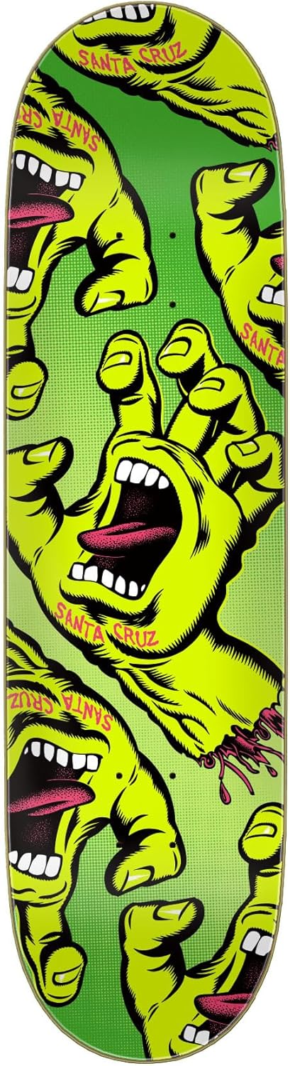 SANTA CRUZ Crowded Hand 8.5in x 32.2in Skateboard Decks