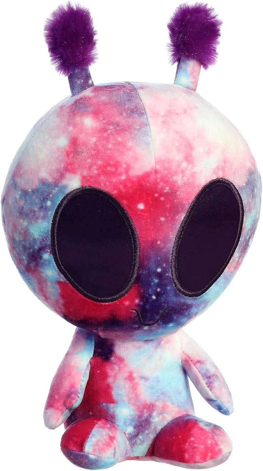 Aurora® Interstellar Galactic Cuties™ Cosmic Light Up Alien Stuffed Animal - Cosmic Companions - Illuminating Fun - Multicolor 8 Inches
