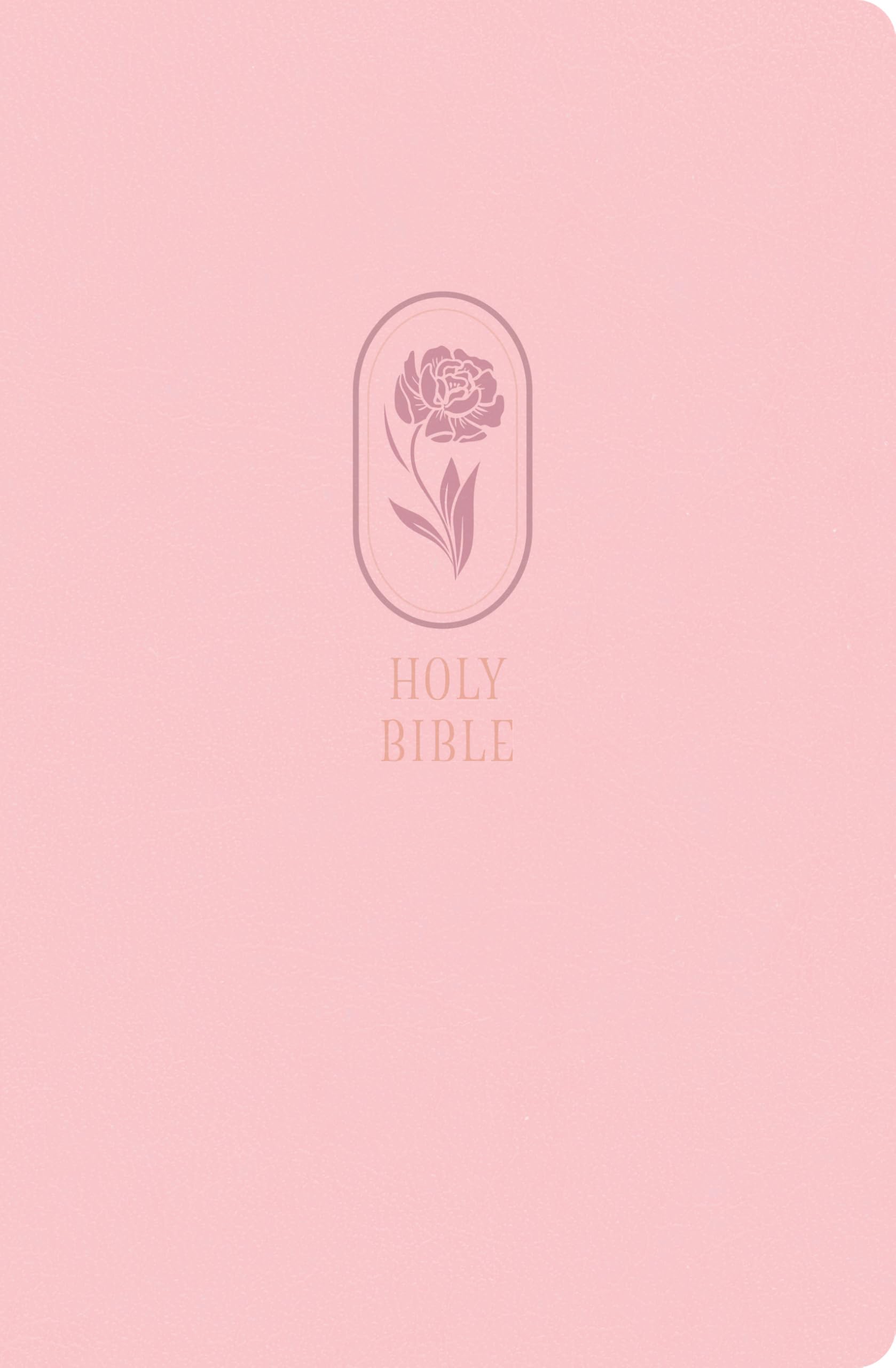 KJV Large Print Personal Size Reference Bible, Pink LeatherTouch, Indexed