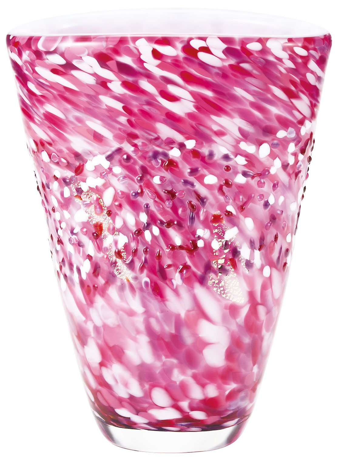 Amazon.co.jp: アデリア(ADERIA) 津軽びいどろ 弘前桜扇花器 花あかり