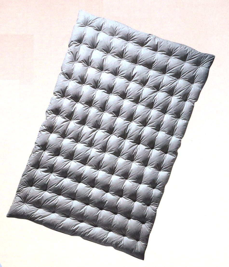 Betten Hofmann Sommer Daunendecke Punktstepp 135x200 cm 100% Daunen, superleicht, Naturprodukt, waschbar