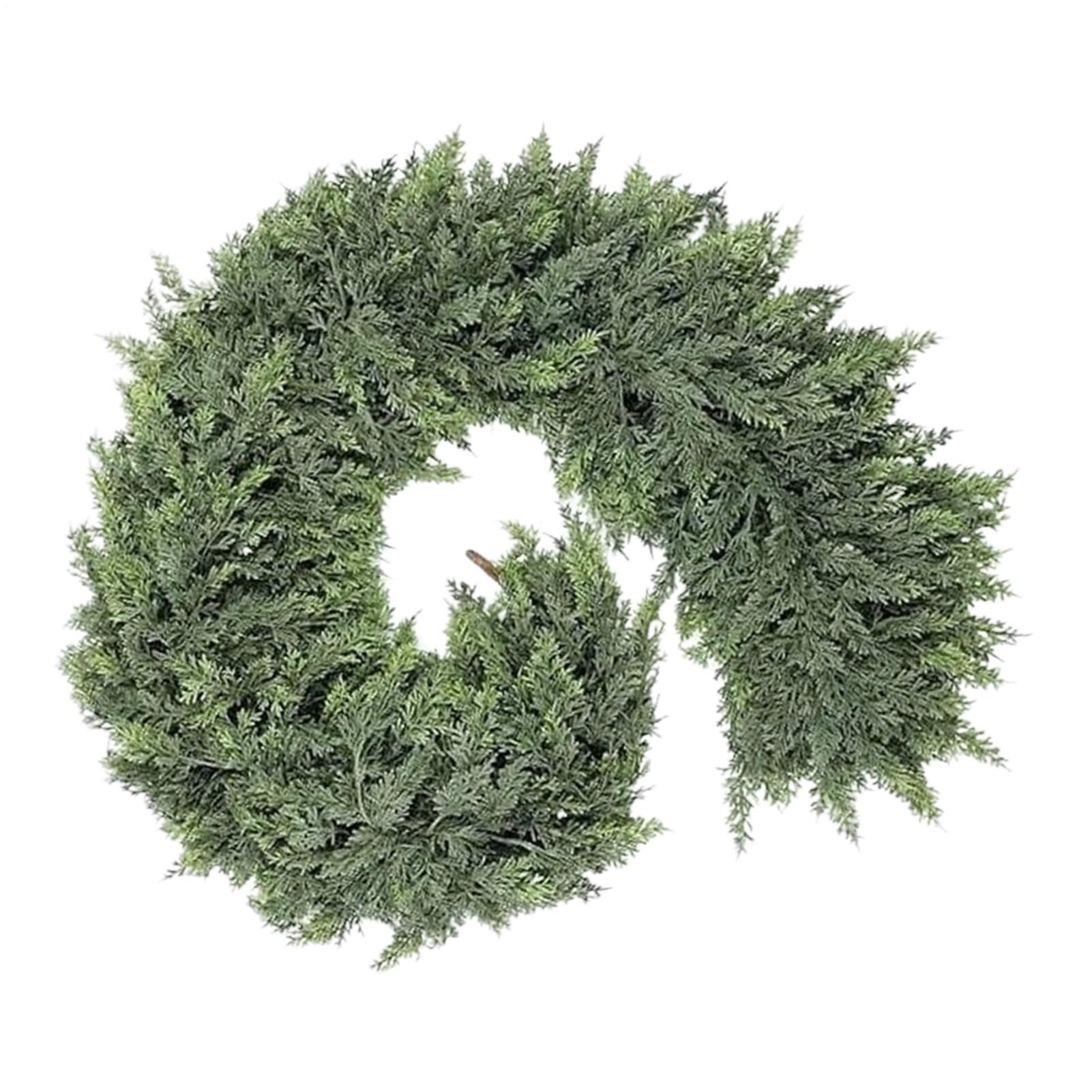 Guirnalda de Follaje Navideño Decoración Navideña de Guirnalda Artificial | Decoración Hogar para Escaleras Repisa Ventana Interior Puerta Principal
