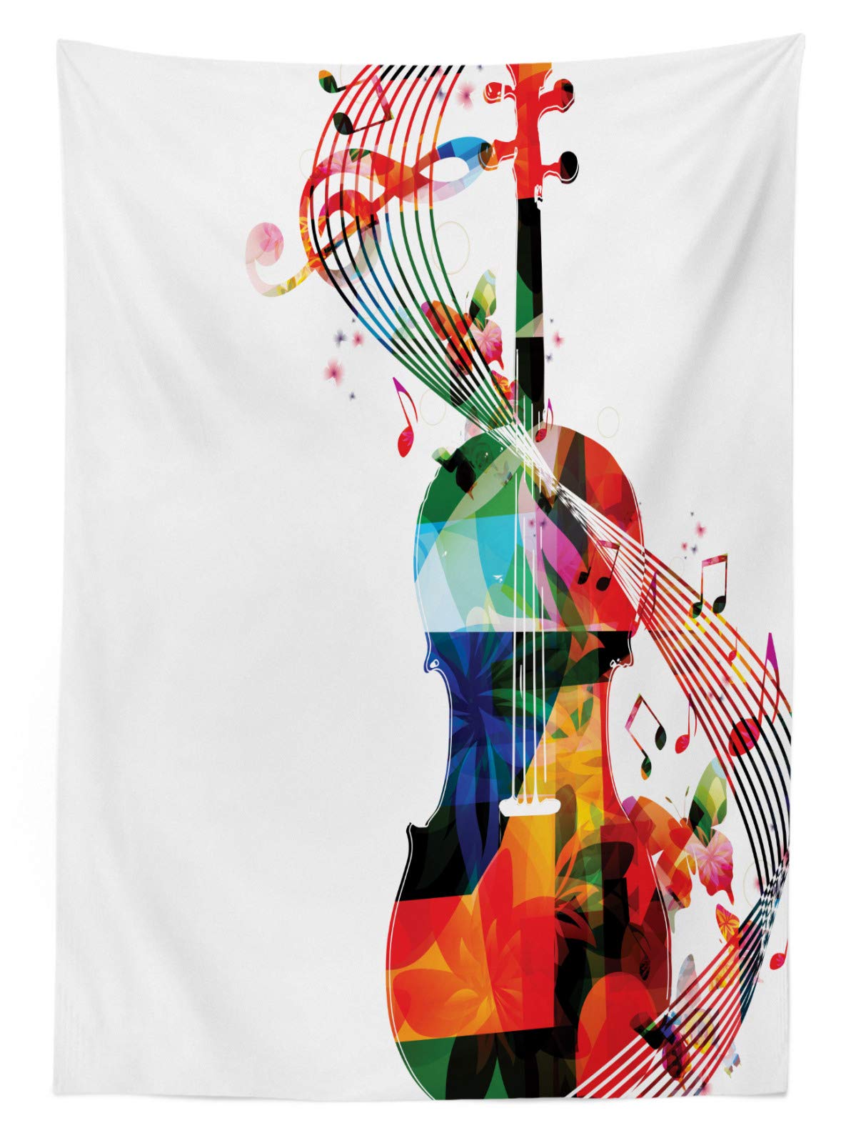 ABAKUHAUS Musica Tovaglia, Collage strumento Joyful, Rettangolare per