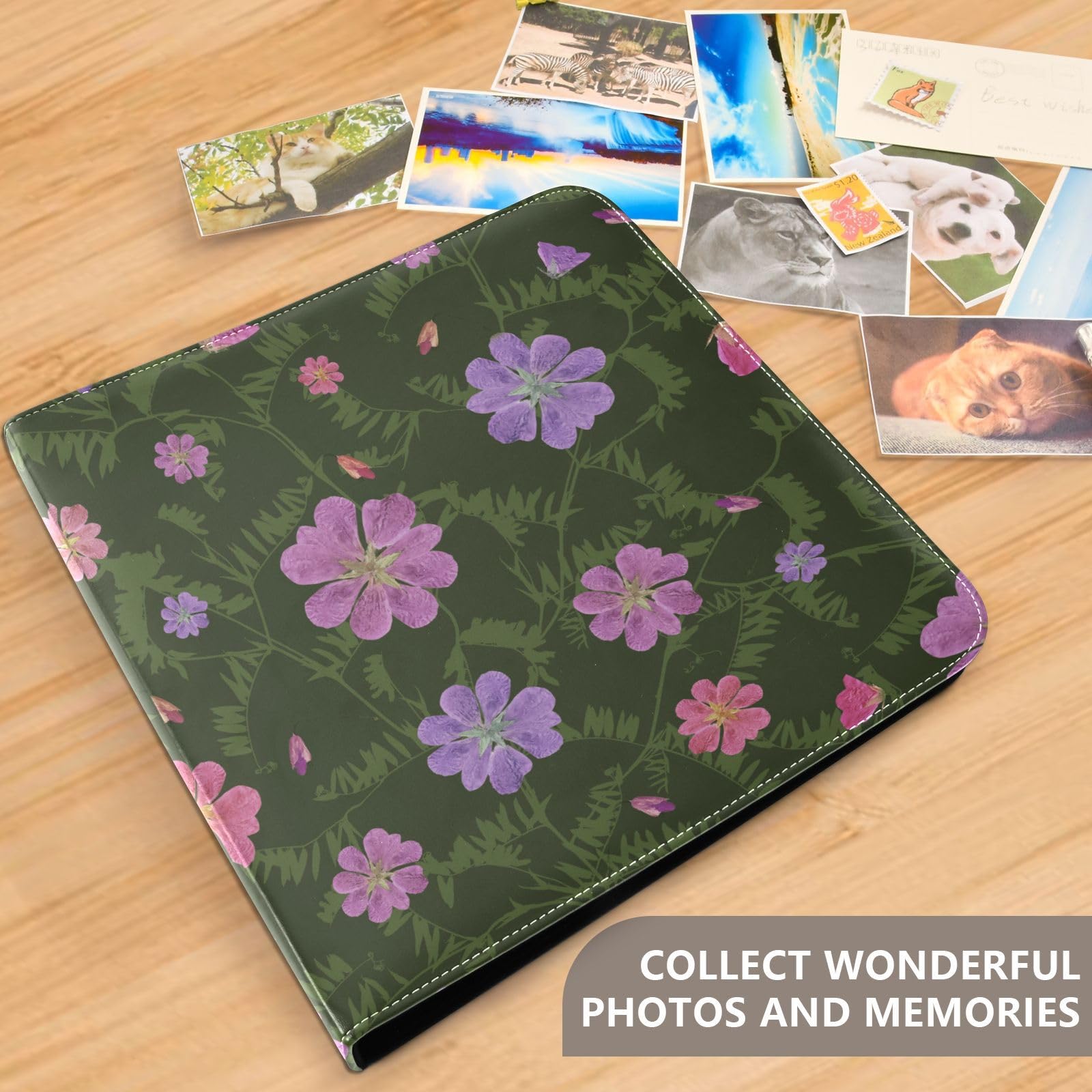 Fotoalbum Für 500 Fotos, Großes Format – Kollektion Flower, Für Fotos 10x15 Cm, 34x33x7 Cm