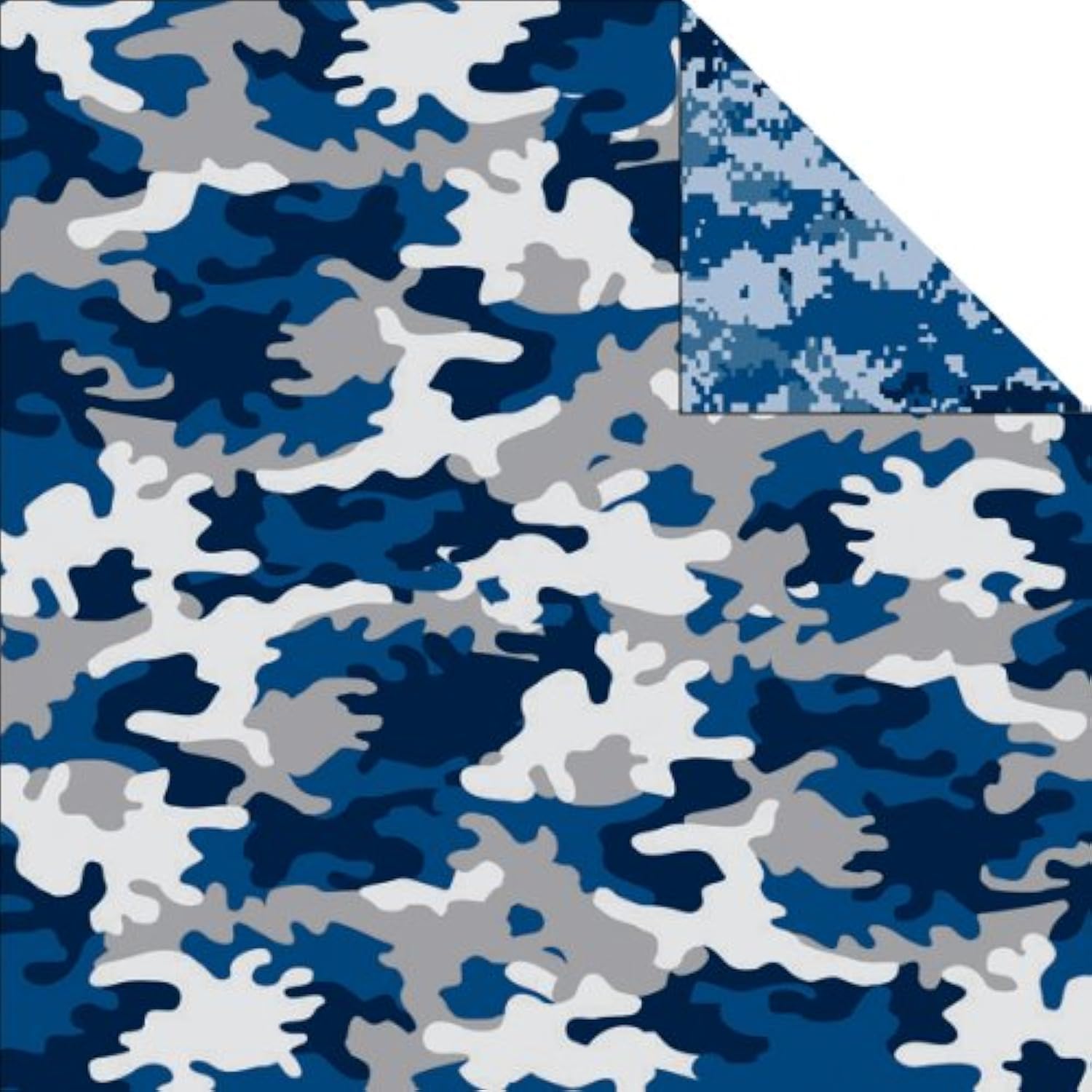 Papier de scrapbooking camouflage double face épais de marque Reminisce