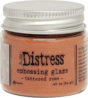 Tim Holtz - Ranger EMBOSSING GLAZE TATTRD ROS, Tattered Rose