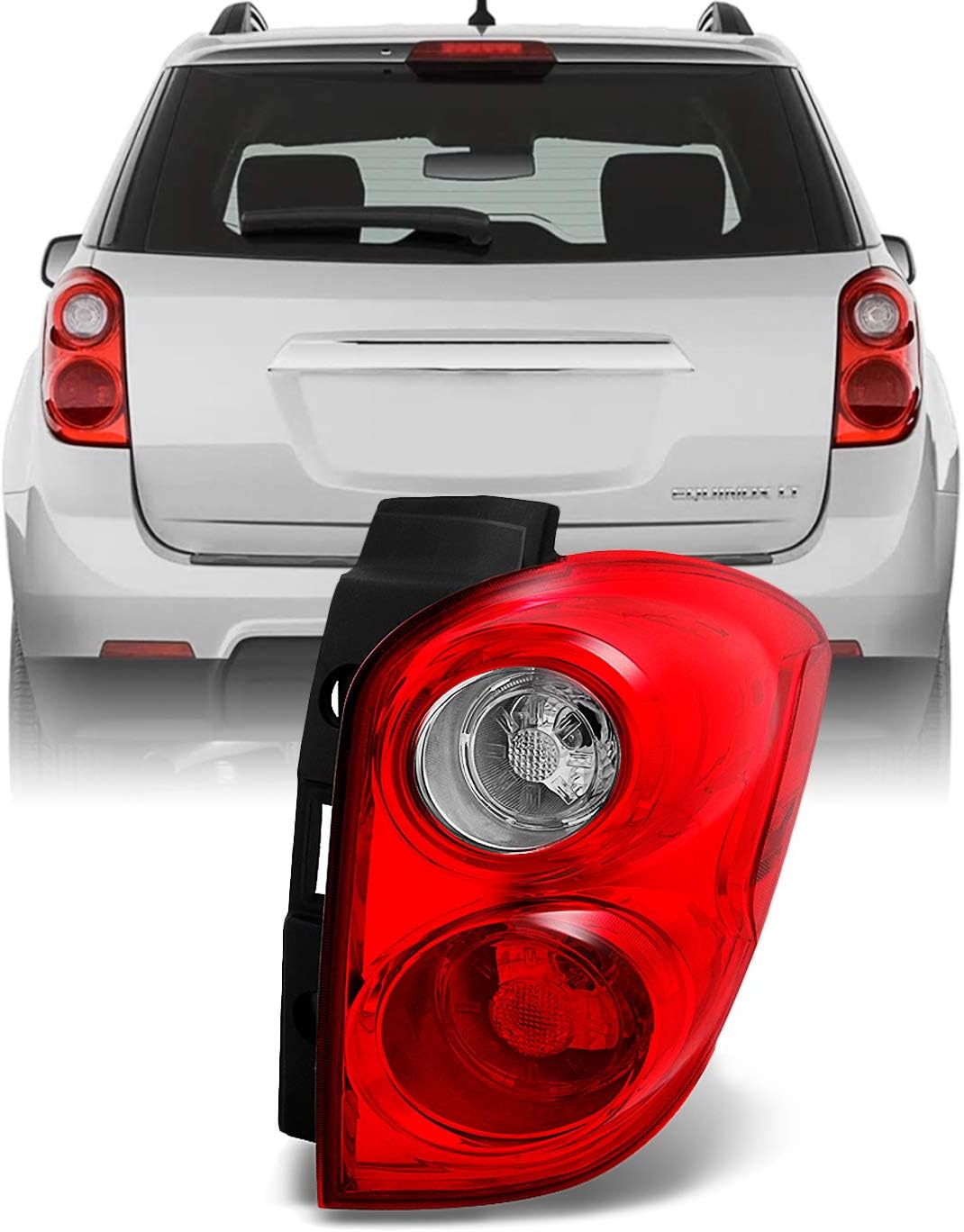 Outer Car & Truck Tail Light Assemblies Right Passenger Side Tail Light For 2018-2020 Chevy Equinox - Halogen, Outer Assembly Side Marker Lights For Chevrolet Equinox - Foto 9