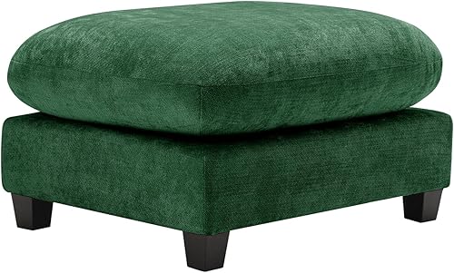 Miniatura 33 de Sofá modular de gran tamaño de 107 pulgadas, sofás seccionales grandes color camello para sala de estar, juego de sofá esponjoso de chenilla,