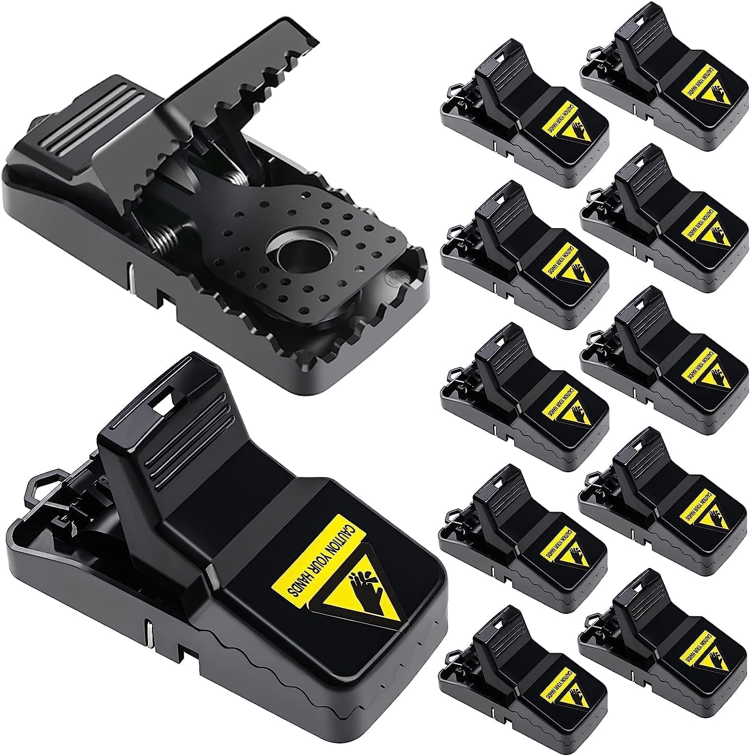 Mouse Traps Indoor for Home Small Mouse, Trap for House Mice, Snap Trap Effective Sanitary Quick Mouse Catcher - 12 Pack