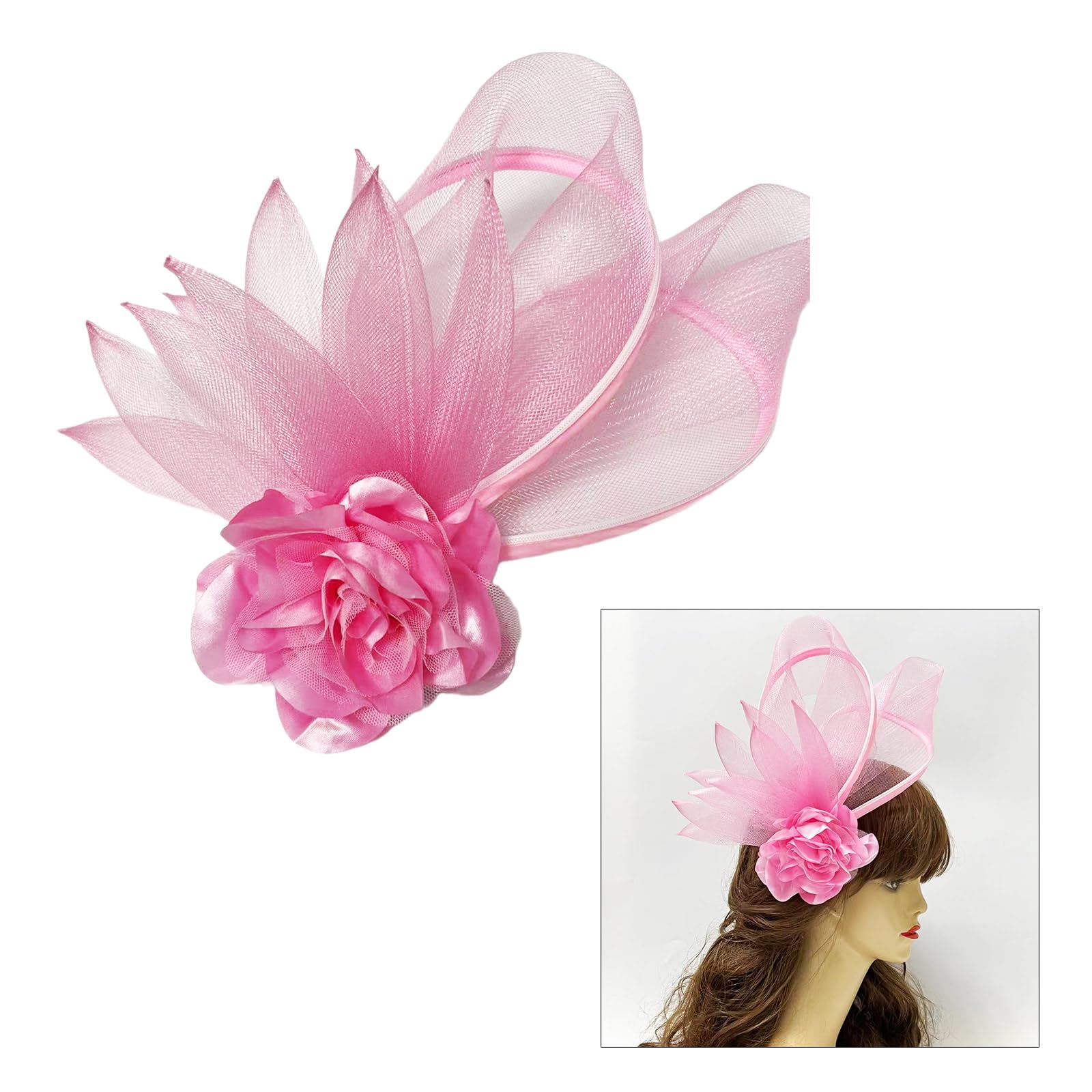 3492 Halloween 1920s Headband For Women Flowers 2 In 1 Hair Clip Fascinator 1920s Fascinators - Etsy main image 3