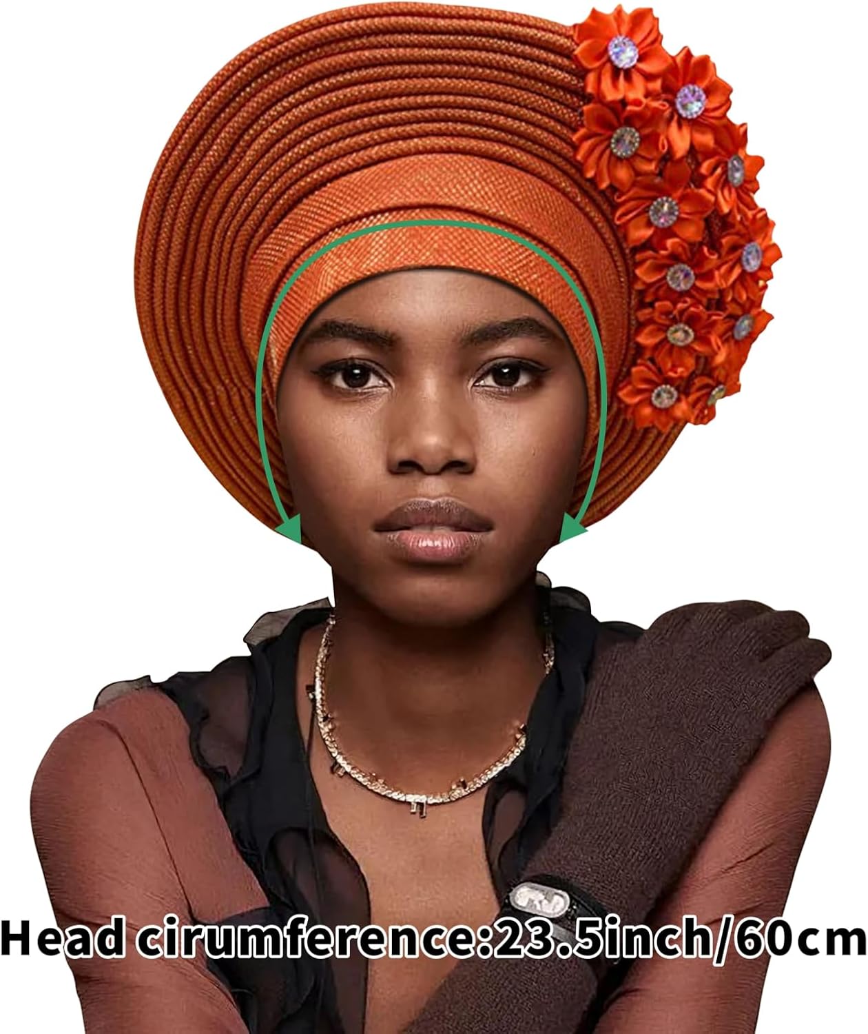 Exquisite African Turbans, Hats, and Nigerian Gele Headties Stylish African Head Wraps and Auto Gele Head Ties