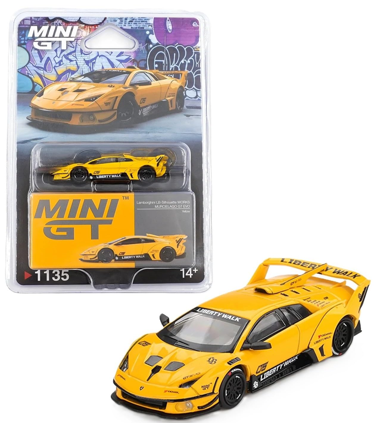 Amazon.com: Diecast Model Car Compatible with Mini GT 1:64