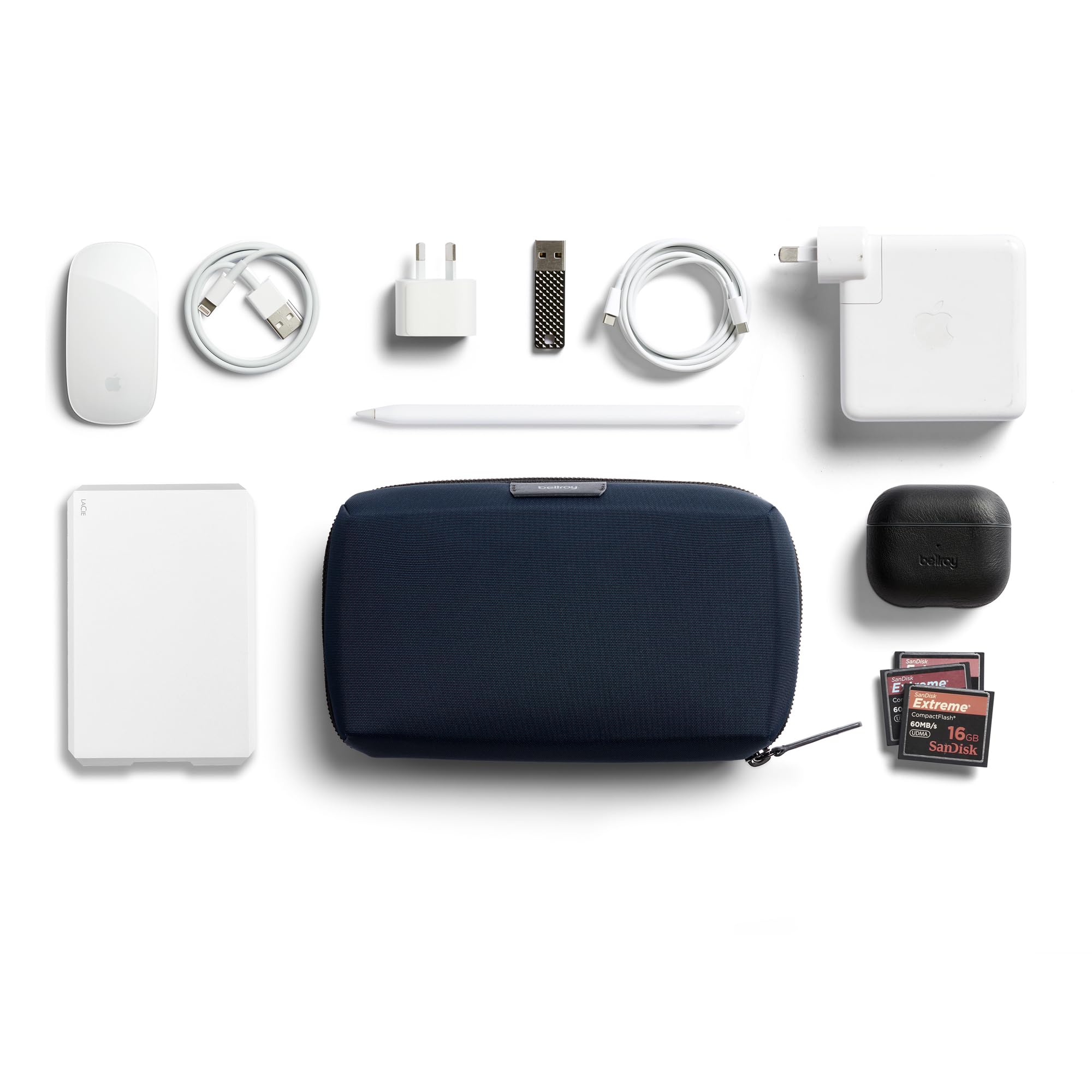 Bellroy Tech Kit, estuche con cremallera para accesorios tecnológicos (power bank, cargador de móvil, cables, auriculares)
