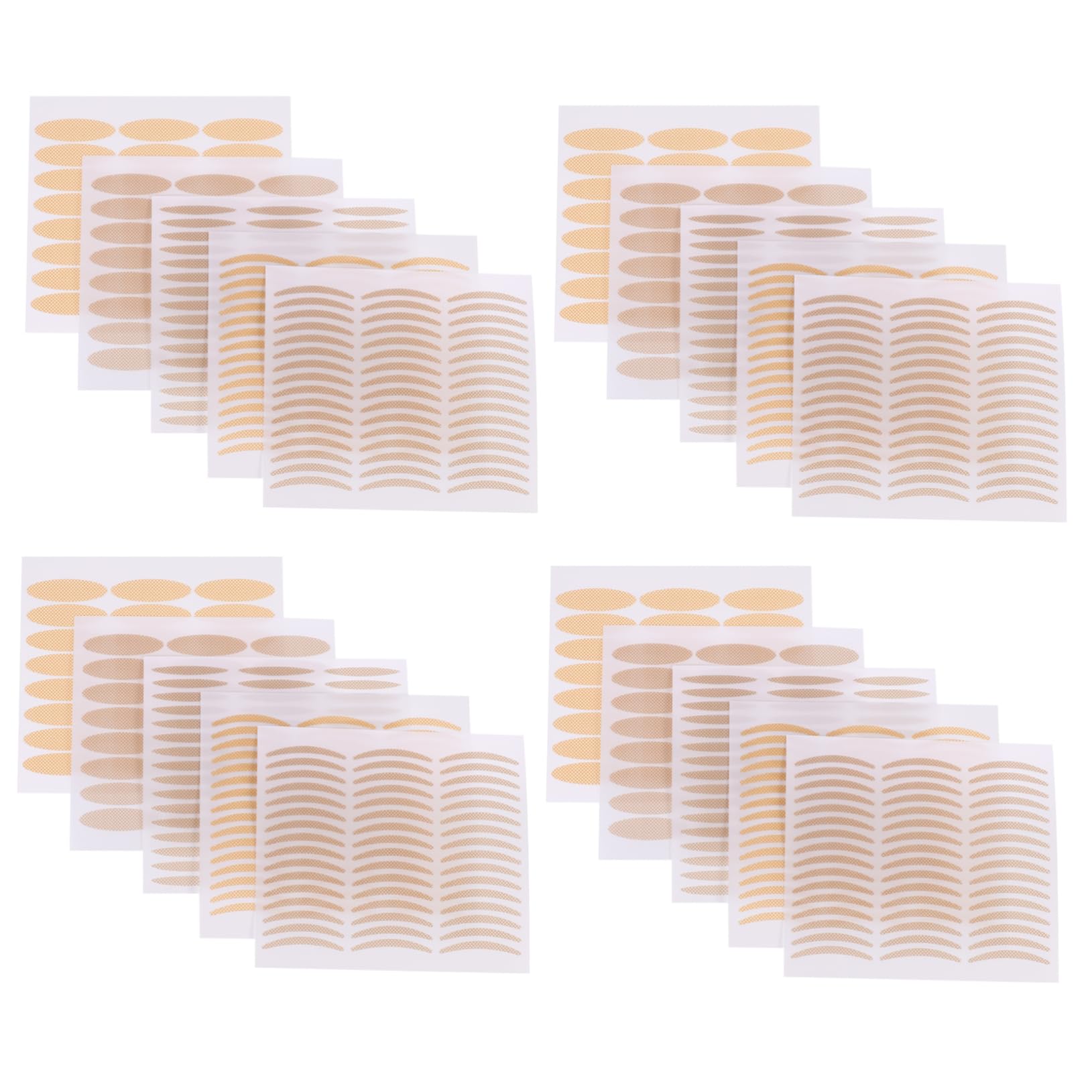 Housoutil Breathable Eyelid Strips 50 Sheets Eyelid Tape Sticker for Double Lids Non-visible Waterproof for Makeup