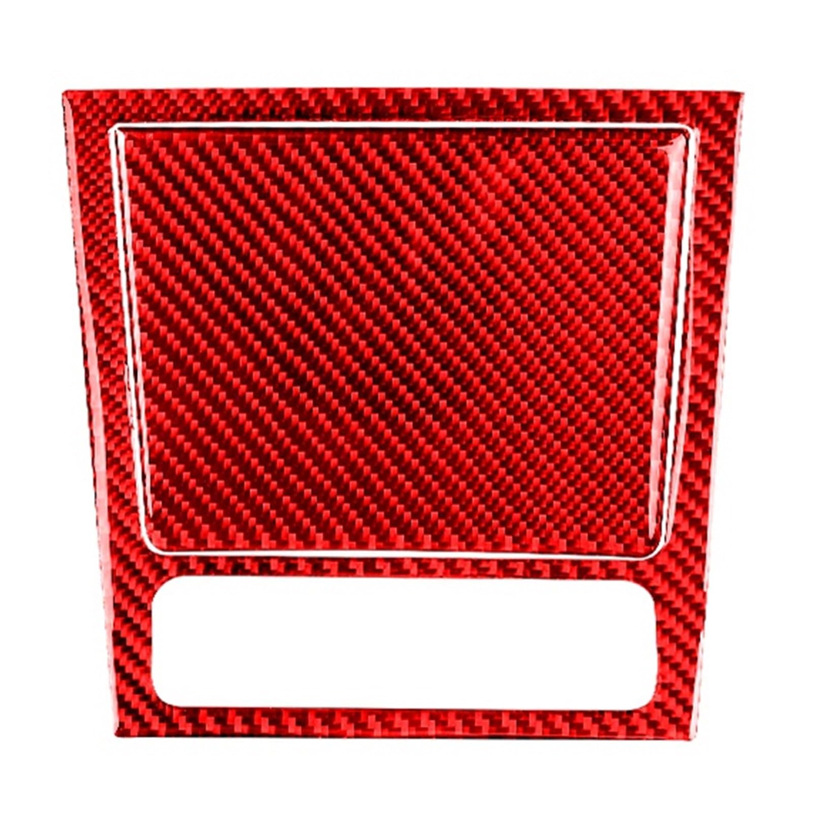 Compatible for VW Golf 6 Gti R MK6 2008-2012 Carbon Fiber Interior Car Ashtray Panel Frame Cover Trim Sticker Decor Car Accessories(TYPE7)
