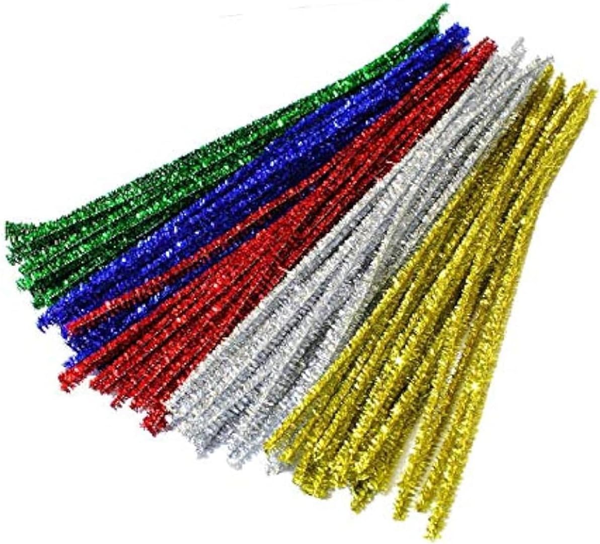 Art Ranger Pipe Cleaner for Craft, 12 Inch Flexible Wired Fibre/Furry ...