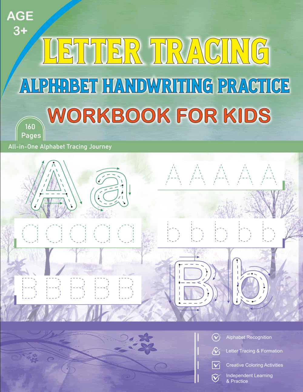 Letter Tracing Handwriting Workbook for Kids
