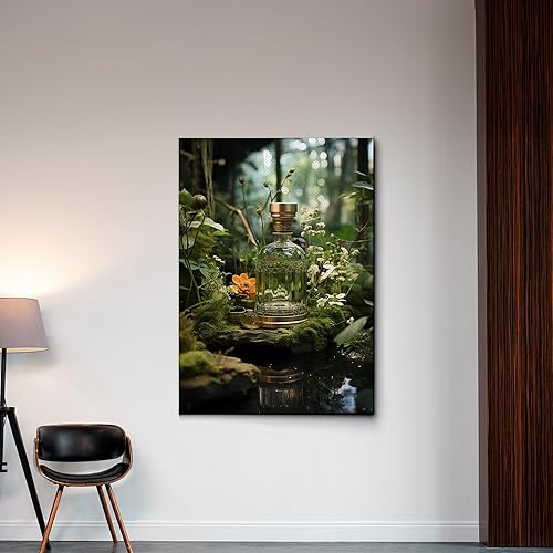 Miniatura 5 de Yoga Wall Art, Canvas Prints Yoga Meditation Studio Room Decorations Tie Dye Hippie Psychedelic Poster with Frame Meditating Peace Wall Art Hanging