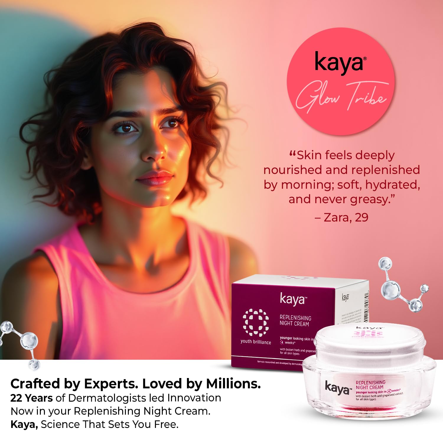 Kaya Skin Clinic Replenishing Night Cream, 50g