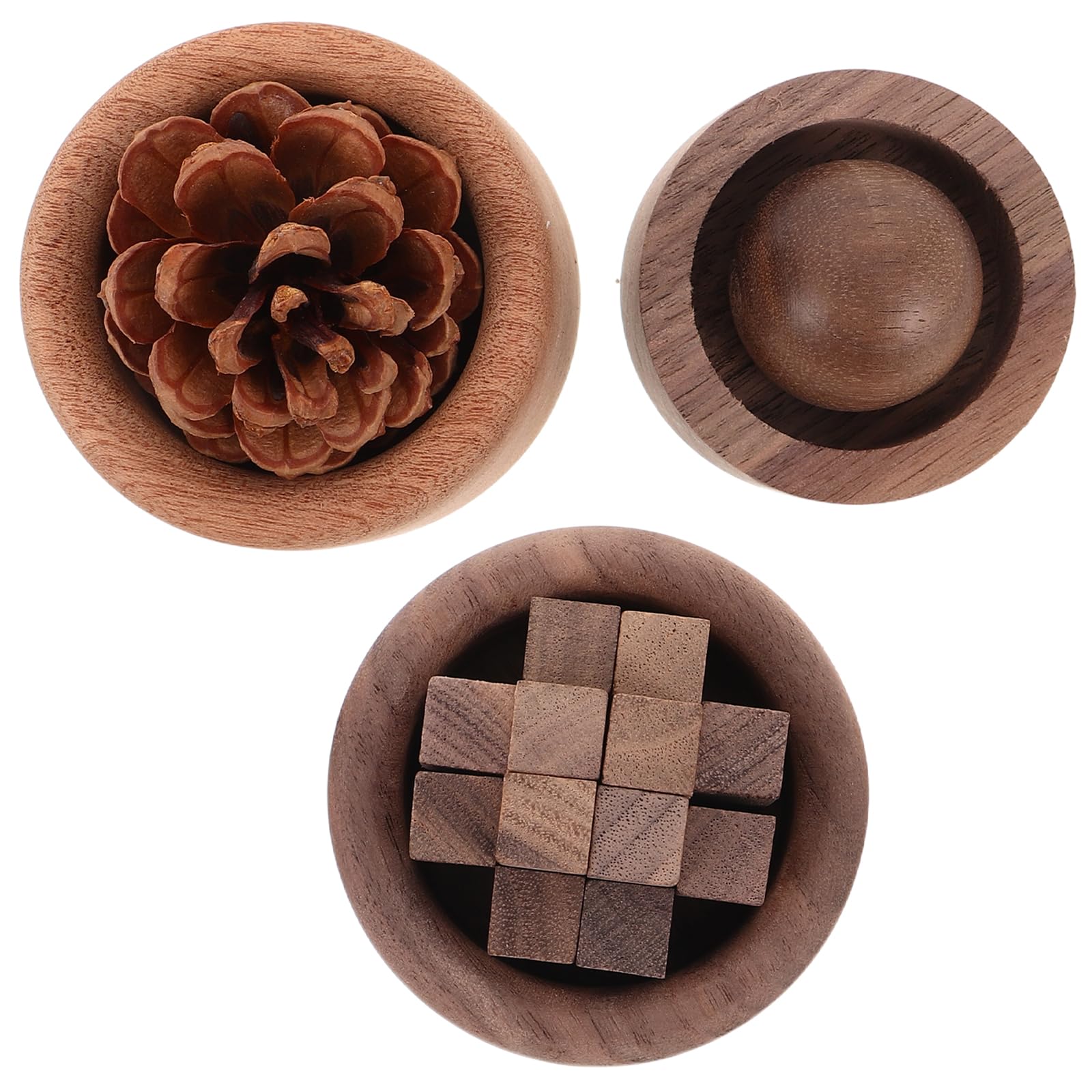 Diffuseur d'aromathérapie de voyage en bois Anneome lot de 3 mini