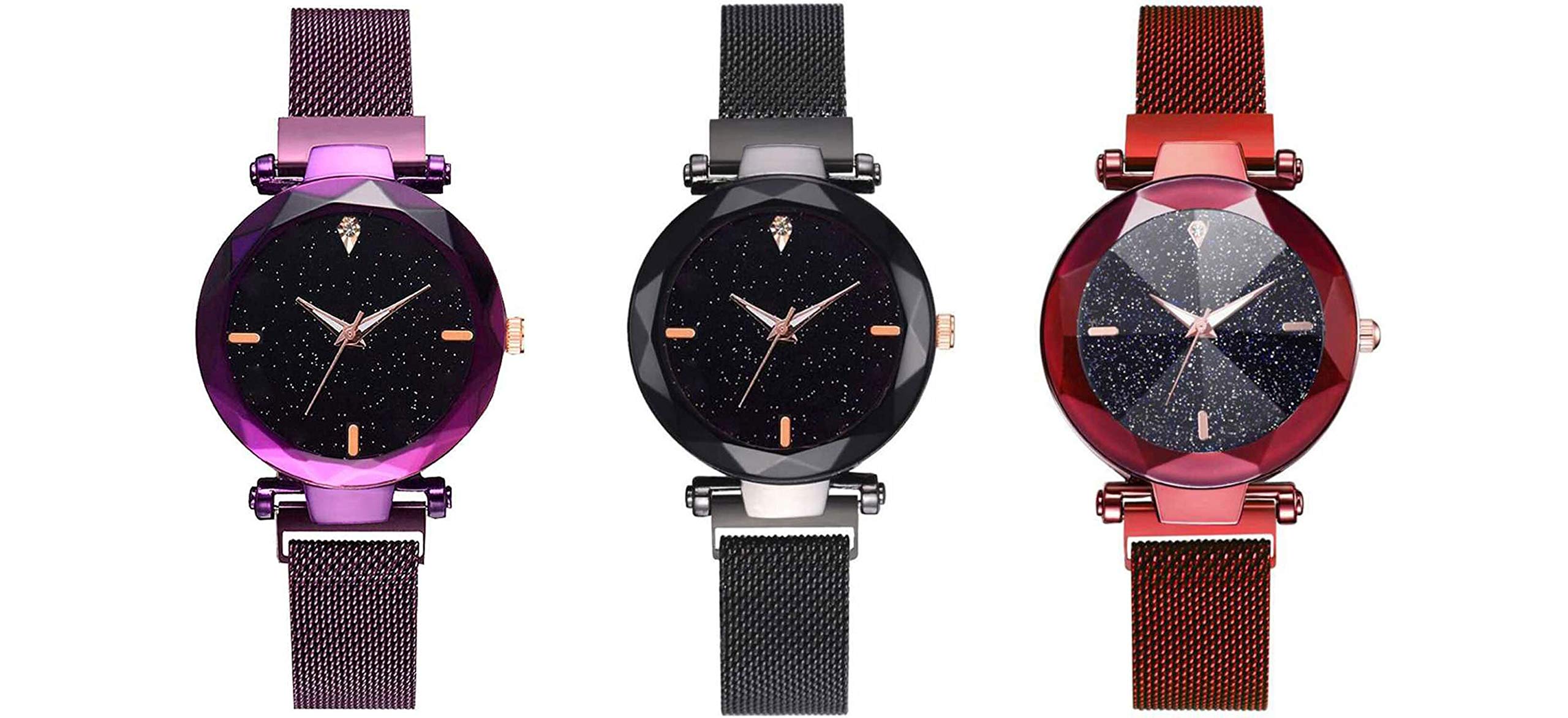 The Shopoholic Analogue Womens Watch (Multicolour Dial Multicolour Strap) (Pack of 3) (B0819WX2K9) Amazon Price History, Amazon Price Tracker