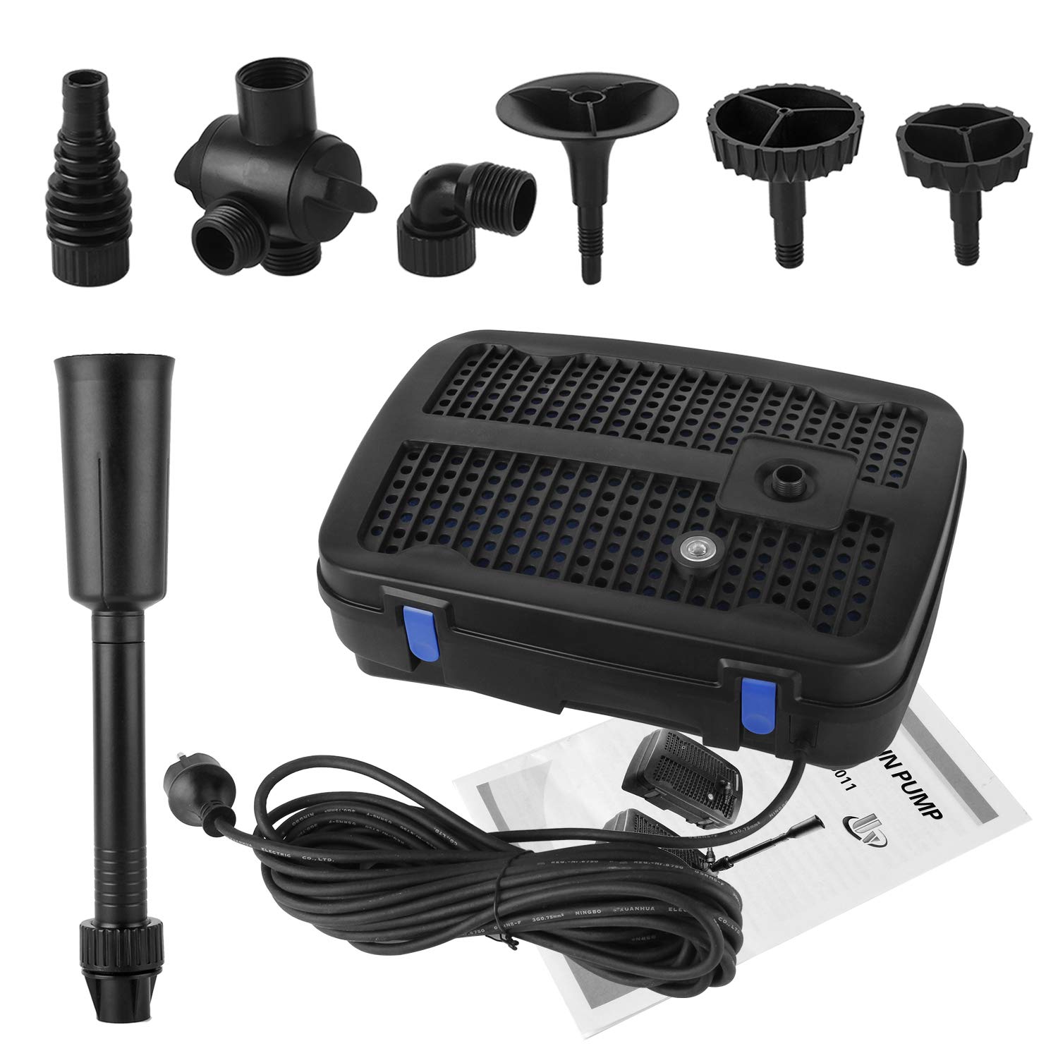 Forever Speed 4 in 1 Pompa per fontana con filtro 11 W UV chiarificatore 2500 l/h cavo 10 m