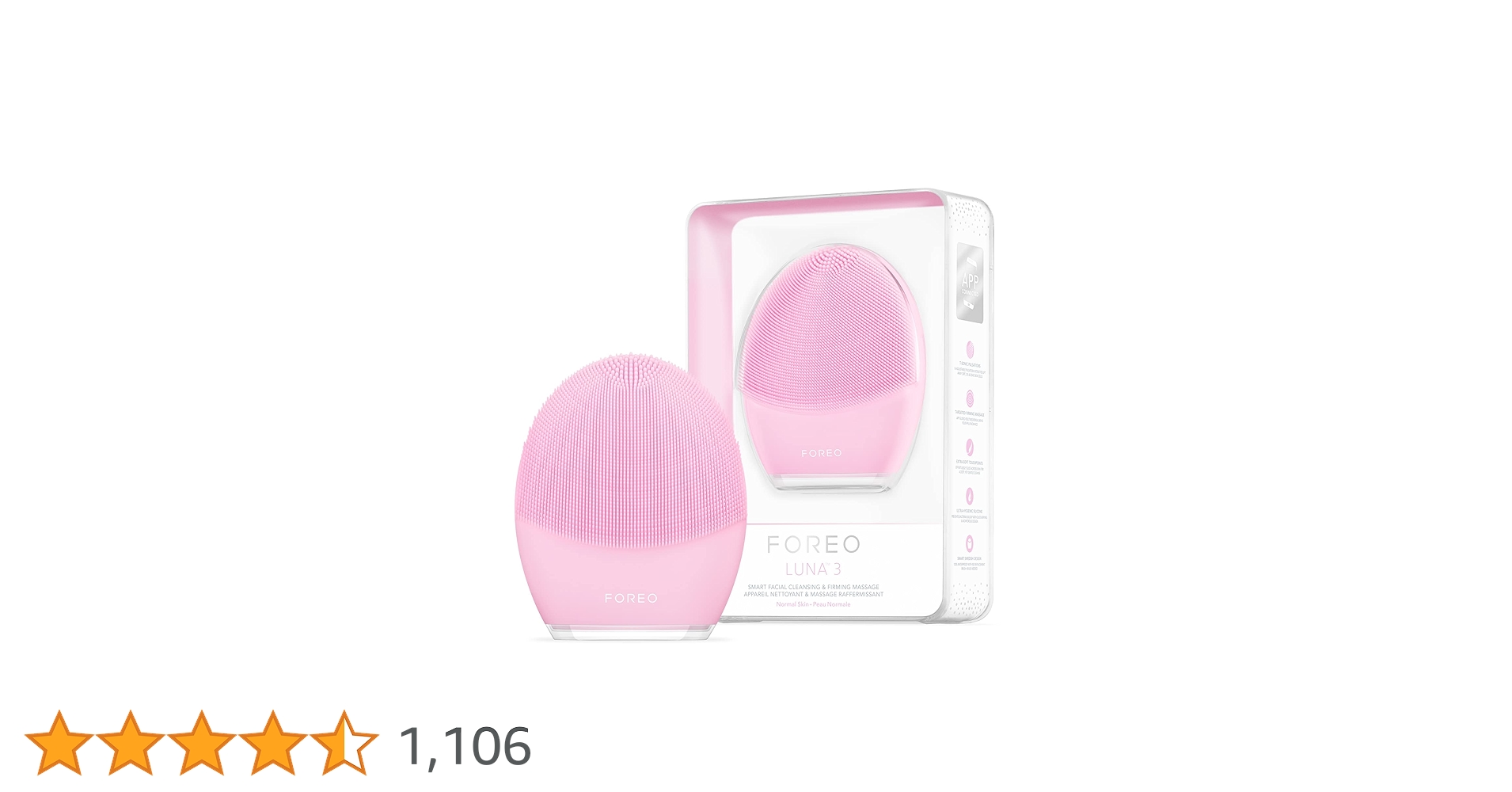 FOREO LUNA 3 App,controlled Smart Portable Facial Cleansing