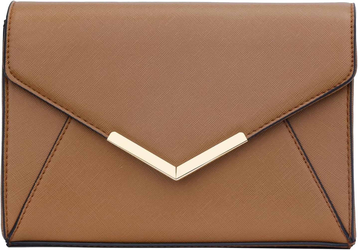 KKXIU Women Elegant Faux Leather Evening Envelope Clutch Purse Foldover Bags for Party Wedding Prom