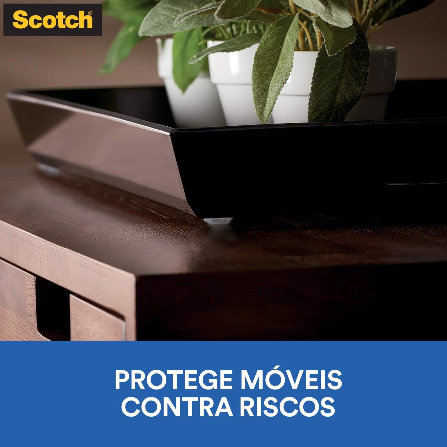 Scotch, 3M, Protetor Anti-Impacto, Redondo, Pequeno, 20 unidades