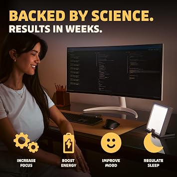 Circadian Optics Lumine 10,000 Lux Light Therapy Lamp | Seen On Shark Tank
