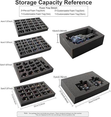 Miniatura 2 de Jucoci Estuche de almacenamiento en miniatura (compatible con unidades grandes)