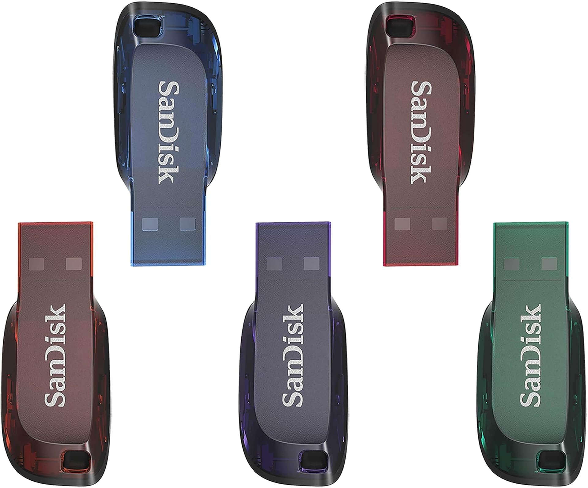 SanDisk Cruzer Blade 32GB USB 2.0 Flash Drive - 5 pack