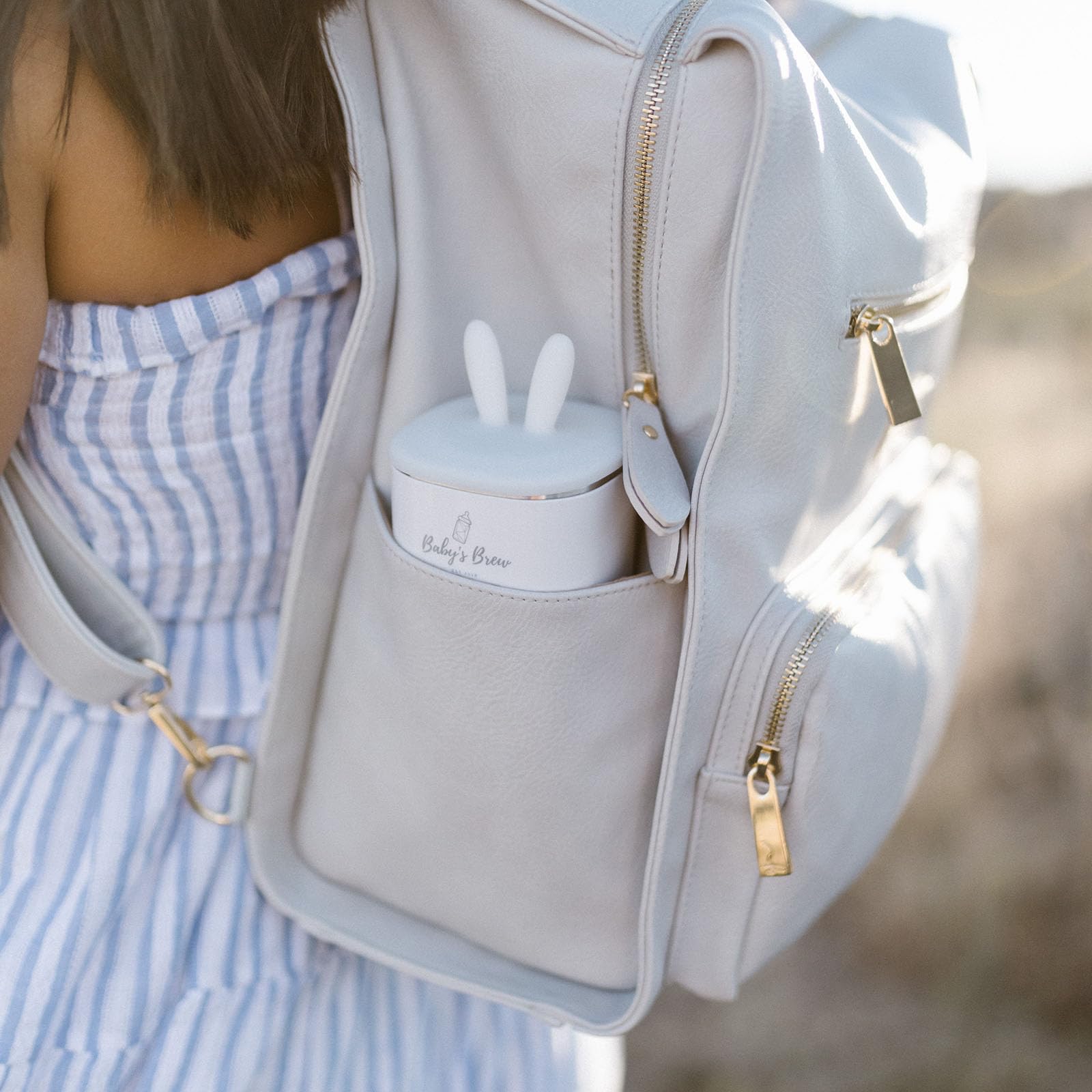 Baby's Brew Warmers 3.0 – Chauffe-Formule Portable pour Voyage, Deux Modes de Chauffage – Réchauffe Le Lait Maternel, la Formule et l'eau, Anti-Fuite, Technologie de capteur Intelligent, sans BPA