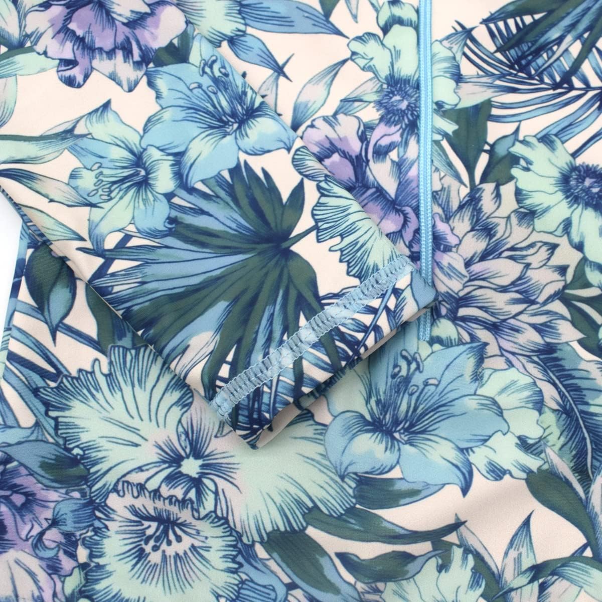 BAYIMEE Girls Swimsuits One Pieces Long Sleeve Swimwear Zipper Rashguard Bathing Suits 2-12 Years - Image 4