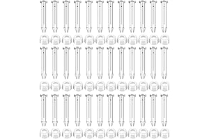 36 Pack Pool Joint Pins and Pool Seals Compatible with Intex 13'-24' Above Ground Pools